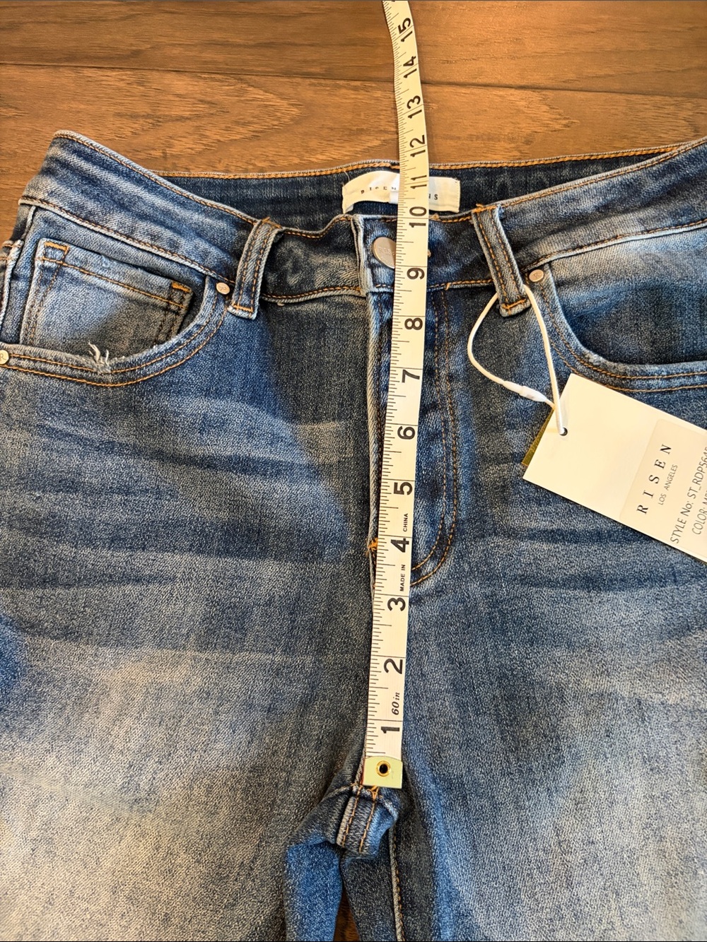 Risen Wide Leg Ankle Jeans Sz 9/29 - Picture 8 of 8